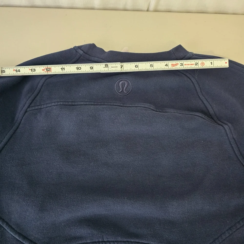Lululemon Scuba Oversized Pullover Women's M / L Navy Blue - Picture 7 of 12